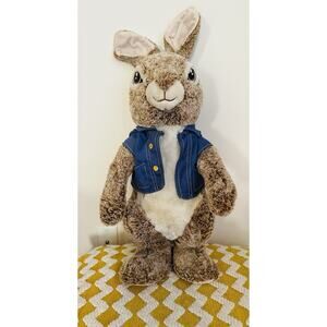 Official 25" Dan Dee Plush 2020 Peter Rabbit Standing Greeter Movie 2 Video NWOT